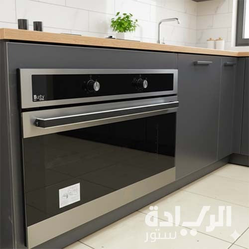 بيورتي فرن ديجتال بلت إن غاز بشواية غاز 90 سم سيلفر 97 لتر - موديل - OPT901GXD