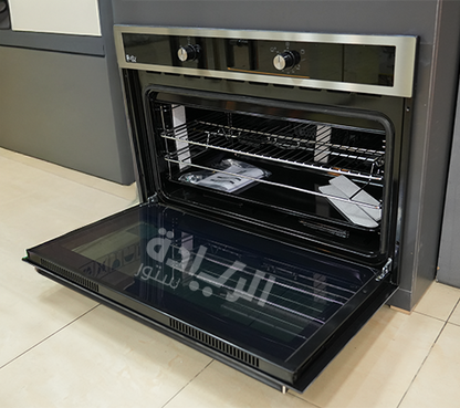 بيورتي فرن ديجتال بلت إن غاز بشواية غاز 90 سم سيلفر 97 لتر - موديل - OPT901GXD