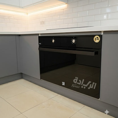 فرن بيورتي بلت إن كهرباء 90 سم ديجيتال تاتش – ستانلس ستيل أسود – سعة 105 لتر – موديل - OPT902EED