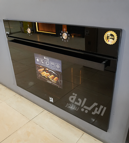 فرن بيورتي بلت إن كهرباء 90 سم ديجيتال تاتش – ستانلس ستيل أسود – سعة 105 لتر – موديل - OPT902EED