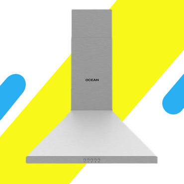 شفاط مطبخ هرمي أوشن للمطبخ 60 سم بقوة شفط 650 م³/ساعة وبقدرة كهربائية 115 وات مع  3 سرعات - موديل - OWCHR 66 I CF