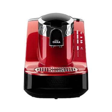 أرزوم أوكا أوتوماتيك ماكينة القهوة التركية – أحمر – موديل - OK002-N