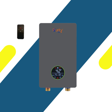 سخان مياه فوري ديجيتال بيورتي (Purity) 13 كيلو وات – P101 13 kW GRAY – القوة القصوى لـ 2 شاور وخلاط مع خاصية الـ One Click