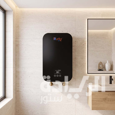 سخان مياه فوري بيورتي (Purity) 7 كيلو وات ديجيتال ب 5 عوامل أمان وريموت كنترول – P101 7 kW BL