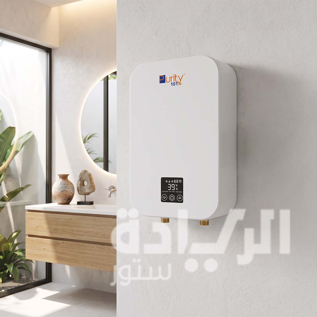 Purity Digital Instant Water Heater 9 kW – P101 9 kW WHITE – with 5 Safety Factors and Remote Control