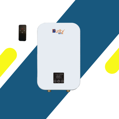 سخان مياه فوري ديجيتال بيورتي (Purity) 9 كيلو وات – P101 9 kW WHITE – أبيض بـ 5 عوامل أمان وريموت كنترول