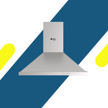 شفاط مطبخ هرمي بيورتي 90 سم – قوة شفط 1000 م³/ساعة – إضاءة ليد – 3 سرعات – موديل – PANSY PLUS 90CM