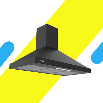 شفاط مطبخ بيورتي – قوة شفط 1000 م³/ساعة – مقاس 90 سم - موديل - PANSY PRO PLUS 90 BL