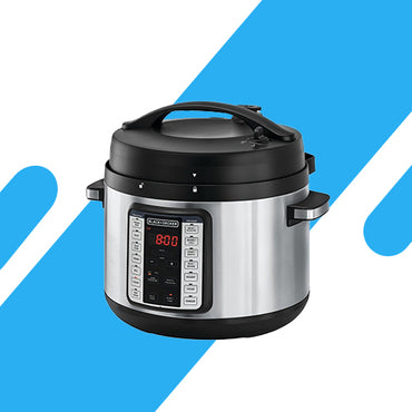 حلة طهي بالضغط الكهربائي بسعة 10 لتر و1350 وات - من بلاك اند ديكر موديل PCP1010