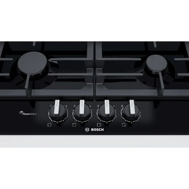 مسطح غاز بلت ان بوش 4 شعلات سيريس 6 - مقاس 60 سم - أسود - موديل - PCP6A6B90