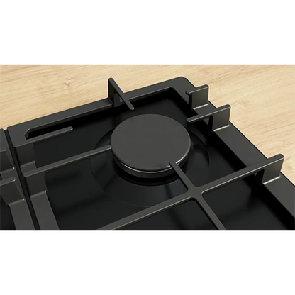 Bosch Series 6 Built-in Gas Hob, 60 cm, 4 Burners, Black Enamel Surface - Model - PCP6A6I90