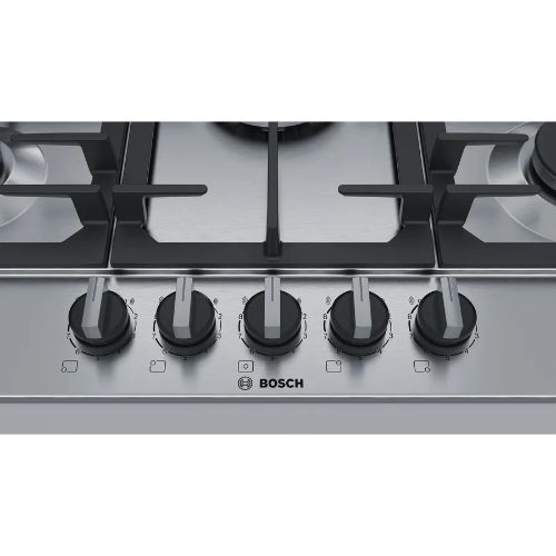 بوتاجاز غاز بلت إن بوش Series 6 – 75 سم فولاذ مقاوم للبصمات - PCQ7A5B90
