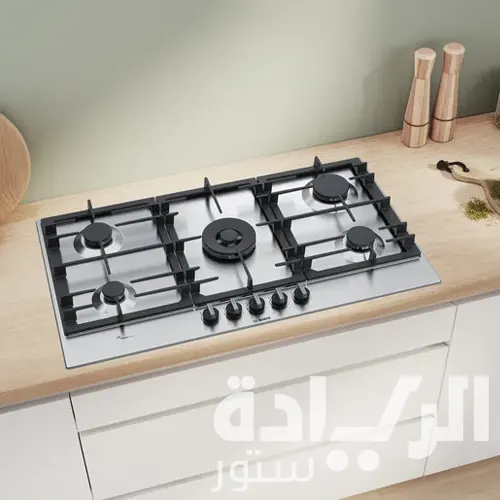 مسطح غاز بلت إن بوش سيريس 6 – 90 سم ستانلس ستيل موديل - PCR9A5B90