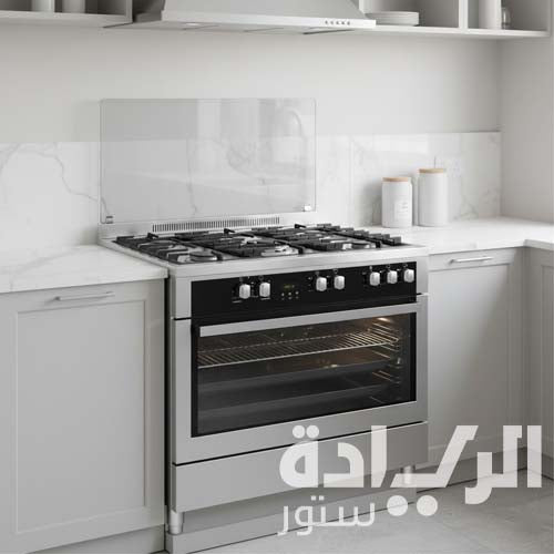 بوتاجاز غاز سيمفر – استانلس 60×90 سم – 5 شعلات ساباف إيطالية – إشعال ذاتي – موديل – PF9060SGI-01