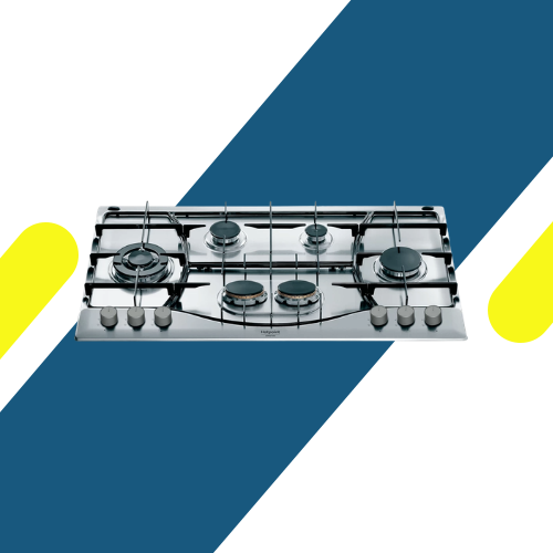 مسطح بلت إن غاز اريستون 90 سم – 6 شعلة (Ariston) – PHN 962 TS/IX/A – إيطالي – ستانلس