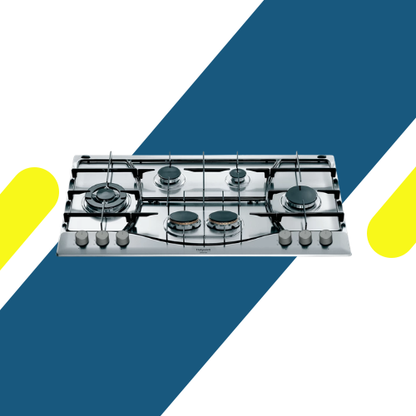 مسطح بلت إن غاز اريستون 90 سم – 6 شعلة (Ariston) – PHN 962 TS/IX/A – إيطالي – ستانلس