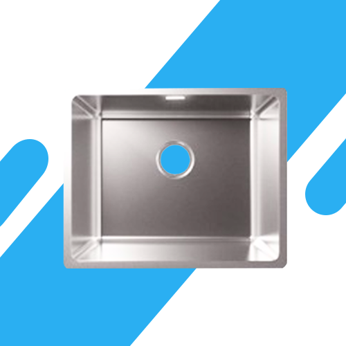 حوض مطبخ استانلس ستيل مقاس 45×40 سم من بيورتي – موديل - PK001