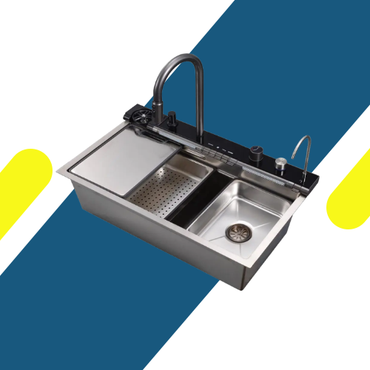 حوض مطبخ كورجي (KorEgy) بيورتي ستانليس 304 – موديل PK 800 SM DS – مقاس 80×45 سم