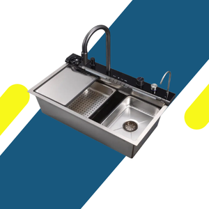 حوض مطبخ كورجي (KorEgy) بيورتي  إستانليس 304 – موديل PK 850 SM DS – مقاس 85×45 سم