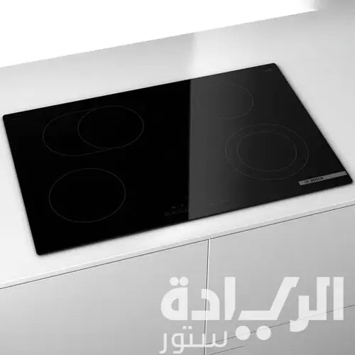 بوتاجاز بلت إن كهربائي بوش سيريس 6، 80 سم، أسود، تركيب سطح بدون إطار - PKN811FP2E