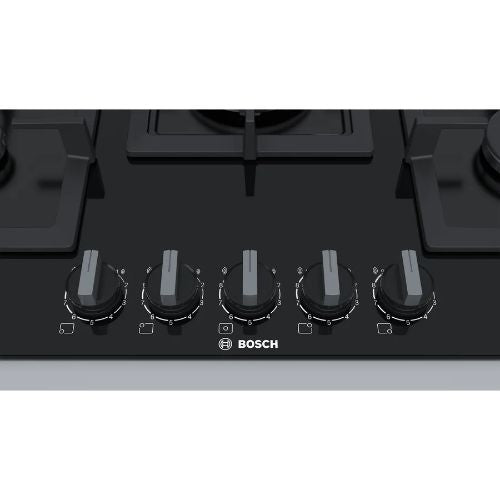 بوتاجاز غاز بلت إن بوش Series 6 – 75 سم زجاج مقسى أسود - PPQ7A6B20