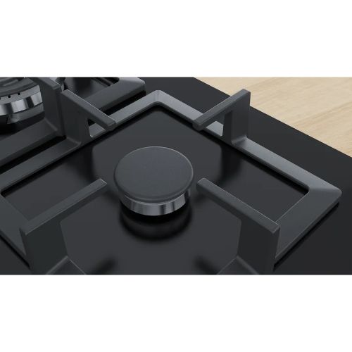 بوتاجاز غاز بلت إن بوش Series 6 – 75 سم زجاج مقسى أسود - PPQ7A6B20