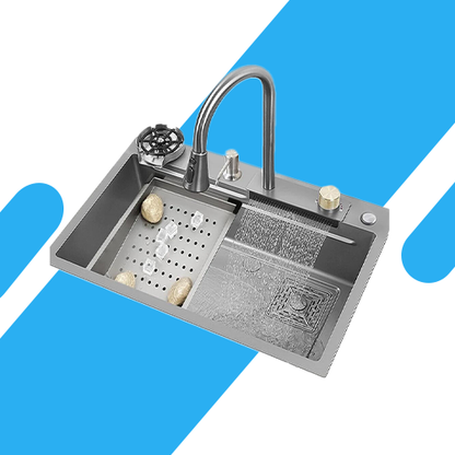 حوض مطبخ بيورتي كوري ستانلس ستيل 304 مقاس 80×48 سم – موديل PSM 800 ST