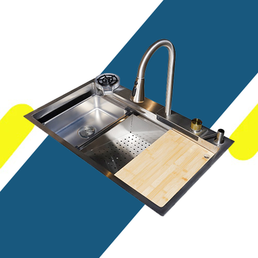 حوض مطبخ بيورتي - ستانلس ستيل 75×48 سم - PSM 750 ST