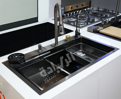 حوض مطبخ استانلس أسود كوري بيورتي 85 *45 سم – موديل – PSM 850 BL