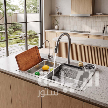 Korean Purity Stainless Steel Kitchen Sink 85x48 cm - Model - PSM 850 ST - Purity