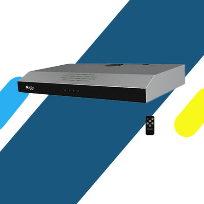 شفاط مطبخ مسطح بلت إن بيورتي – 60 سم، فضي- قوة شفط 450 م³/ساعة، تحكم باللمس + ريموت - موديل - PTSLIM PLUS X 60CM