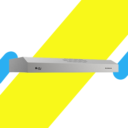 شفاط مطبخ مسطح بيورتي بلت ان قوة شفط 450 م³/ساعة فضي مقاس 90 سم - موديل - PTSLIM 90 X