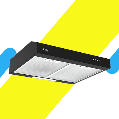 شفاط مسطح بيورتي بلت إن 60 سم أسود - قوة شفط 450 م3/ساعة - موديل - PTSLIM 60 BL