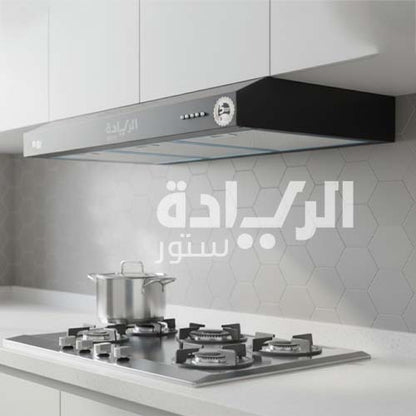 شفاط مطبخ مسطح بيورتي بلت ان قوة شفط 450 م³/ساعة أسود مقاس 90 سم - موديل - PTSLIM 90 BL