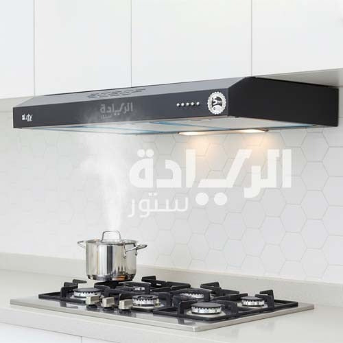 شفاط مطبخ مسطح بيورتي بلت ان قوة شفط 450 م³/ساعة أسود مقاس 90 سم - موديل - PTSLIM 90 BL