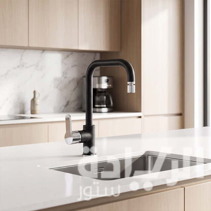 Purity Lento Kitchen Mixer Black Granite - Swivel Spout and Spanish Cartridge - PU154944334