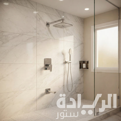 طقم خلاط بانيو/دش مدفون بيورتي أزور كونفور تركي - كامل بالصندوق (2 مخرج)ط - PU15680711
