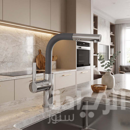 Purity Kelvin Kitchen Mixer Magnetic Pull-Out - Turkish Graphite Grey with Spanish Cartridge - PU157344607