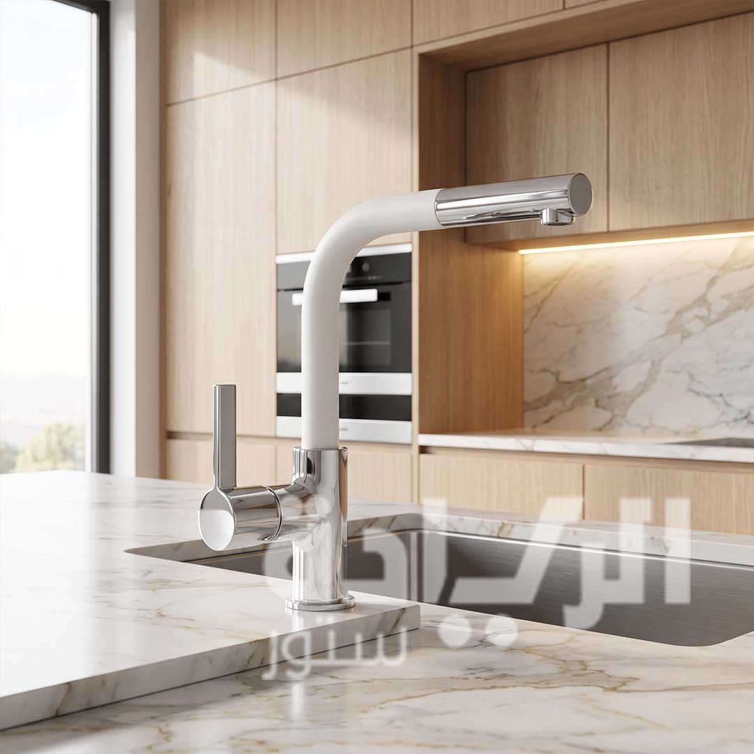 Purity Kelvin Magnetic Pull-Down Kitchen Faucet - White x Chrome, Turkish with Spanish Cartridge - PU157344616