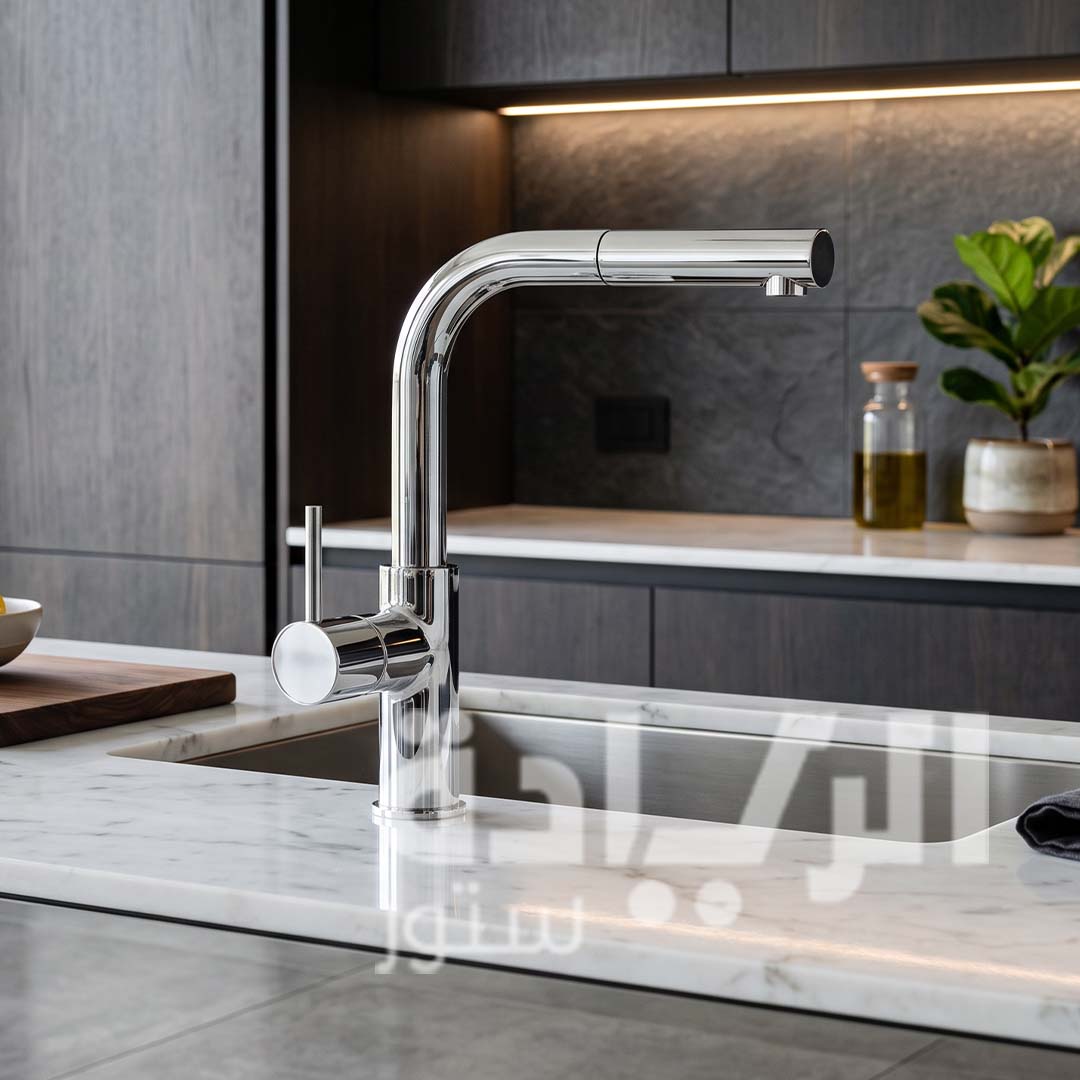 Biorety Kline Pull-Out Kitchen Mixer - Turkish Made with Spanish Cartridge and 10-Year Warranty - PU15734471