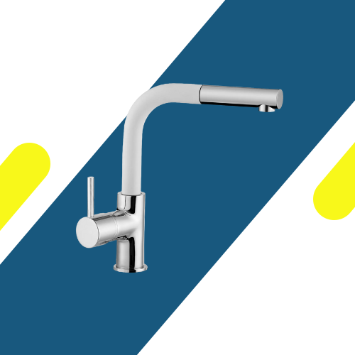 خلاط مطبخ بيورتي كلاين شداد تركي أبيض في كروم جودة عالية بضمان 10 سنوات