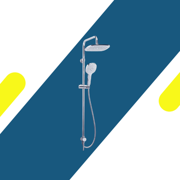 شاور سيستم بيورتي مود S تركي تصميم مربع كروم جودة عالية بضمان 10 سنوات