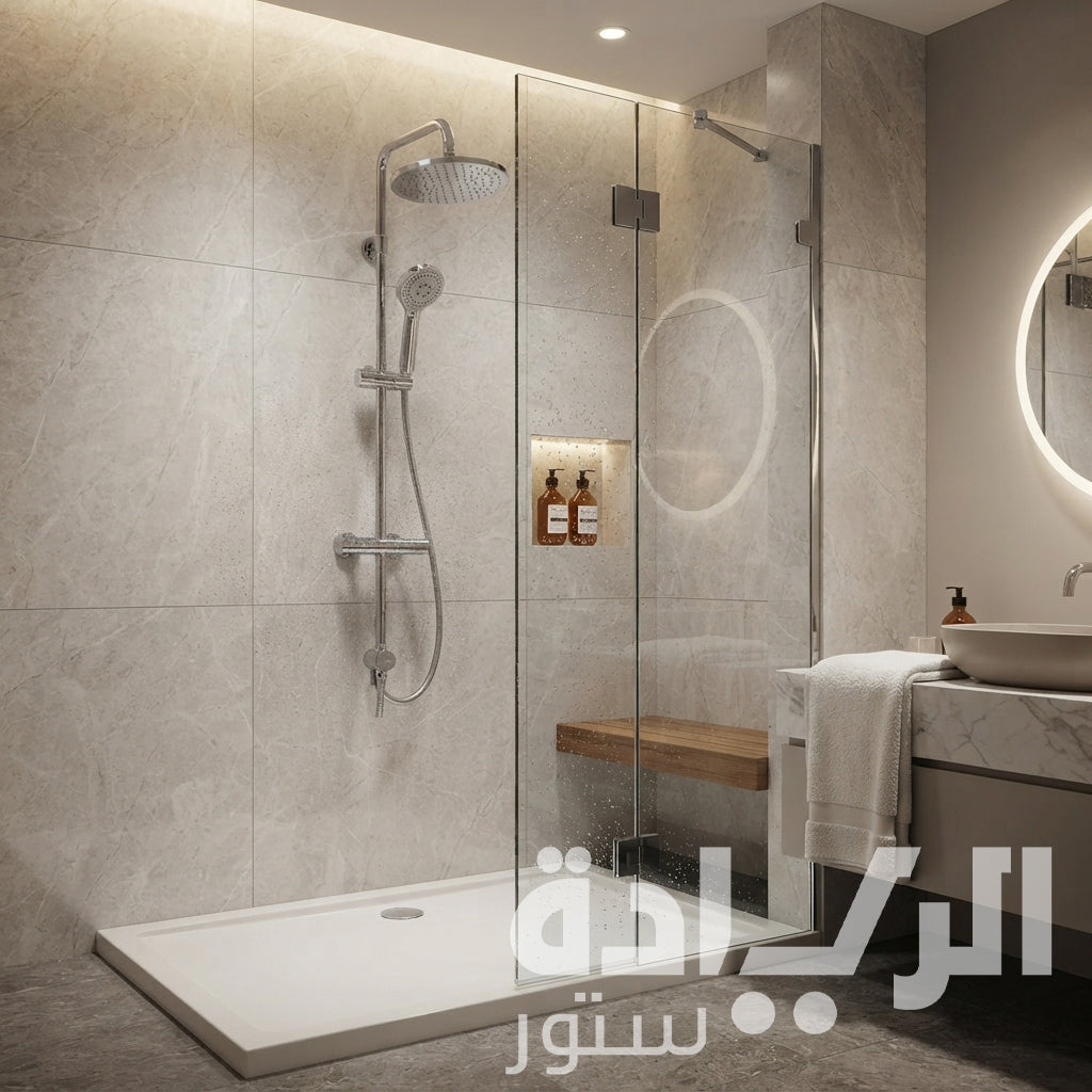 Purity Lido Rain Shower System (Turkish) - Complete with Mixer and Hand Shower - PU15780201