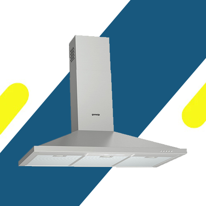 شفاط مطبخ هرمي جورينيا – 90 سم | قوة شفط 298 م³/ساعة - موديل - PWHC928EX