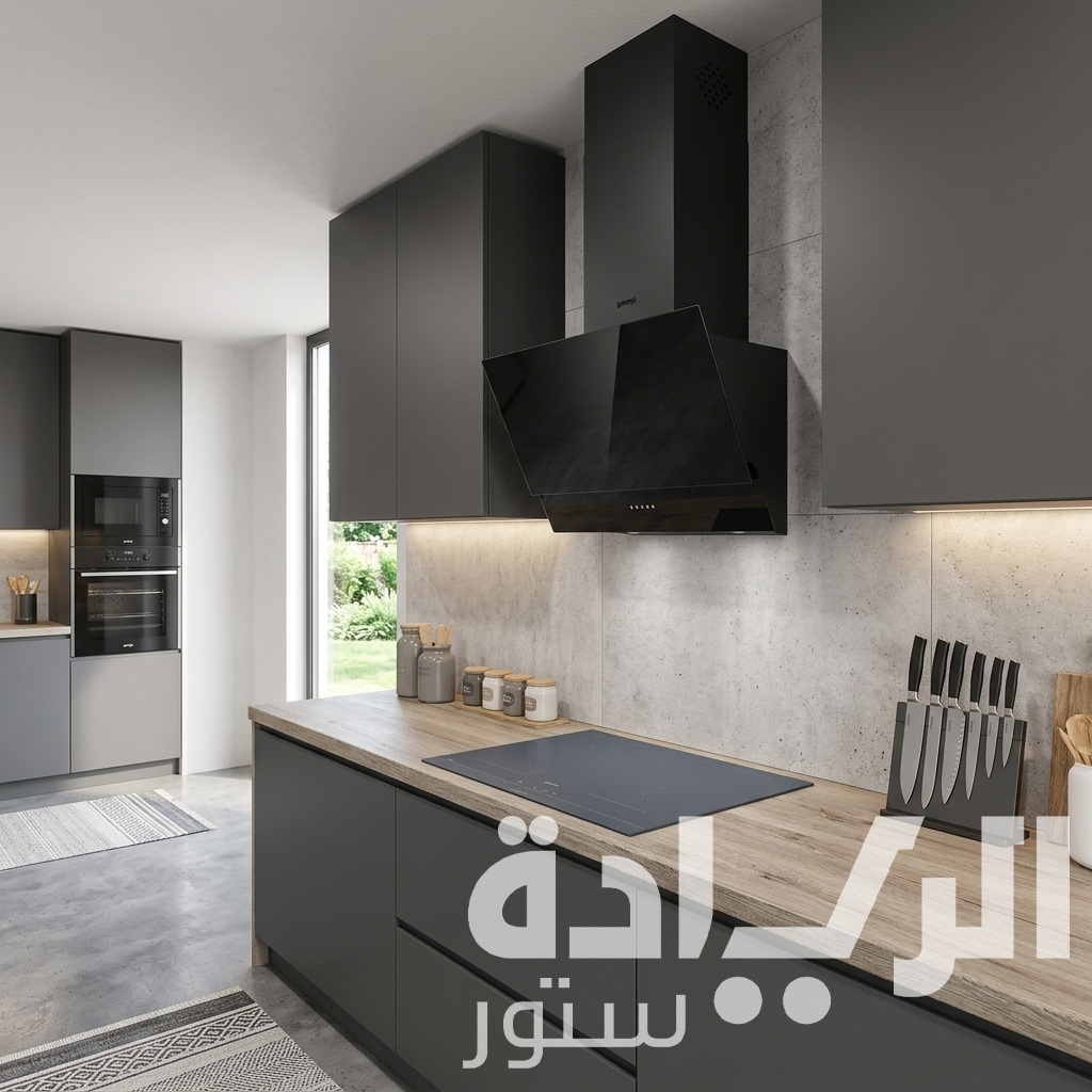 شفاط مطبخ جداري ديكوري 60 سم - قوة الشفط: 298 م³/ساعة من ماركة جورينيا - موديل - PWHI628EB