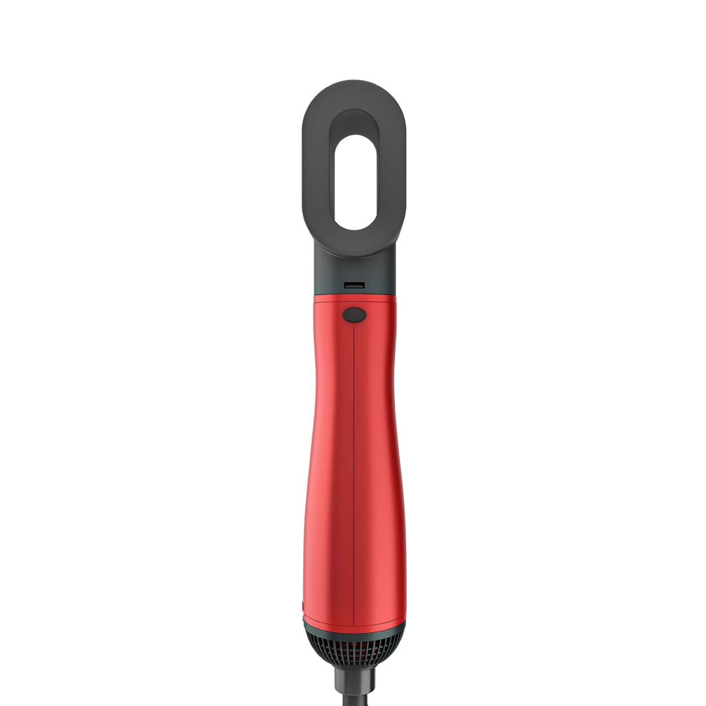 مجموعة تصفيف الشعر راش براش 6 في 1 (RUSH BRUSH) – Plus 6 Air Styler Red – قوة 1300 وات وتكنولوجيا الأيونات