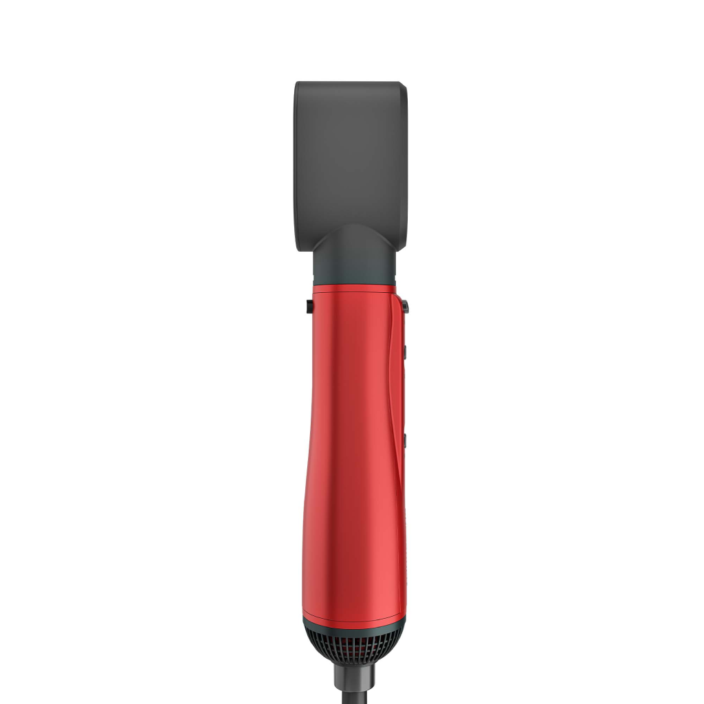 مجموعة تصفيف الشعر راش براش 6 في 1 (RUSH BRUSH) – Plus 6 Air Styler Red – قوة 1300 وات وتكنولوجيا الأيونات