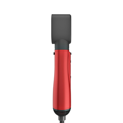 مجموعة تصفيف الشعر راش براش 6 في 1 (RUSH BRUSH) – Plus 6 Air Styler Red – قوة 1300 وات وتكنولوجيا الأيونات