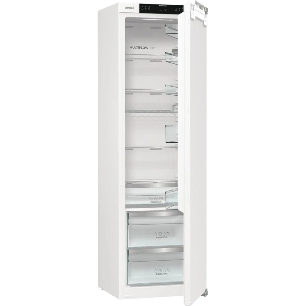 ثلاجة بلت إن جورينيا (Gorenje) 300 لتر بتقنية الذكاء الاصطناعي AdaptTech ومفصلات Door to Door – موديل RI517E62WF
