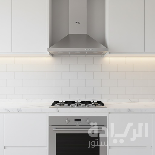 شفاط مطبخ بيورتي هرمي 90 سم ستانلس – Roma X – قوة شفط 650 م³/ساعة